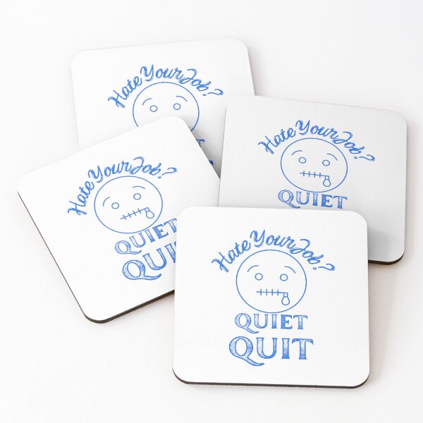 Item preview, Hate Your Job Quiet Quit Quitting T-shirt designed and sold by Nerdygirlteez.