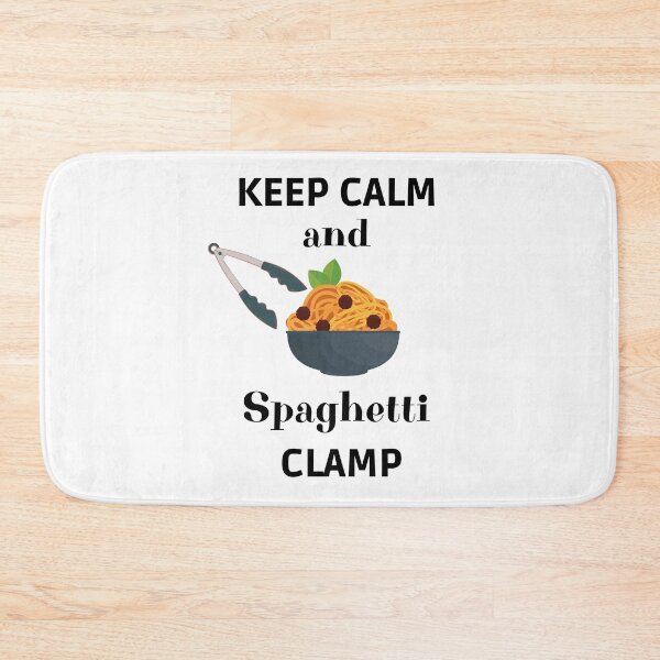 Item preview, Keep calm and spaghetti clamp designed and sold by Rubi16.