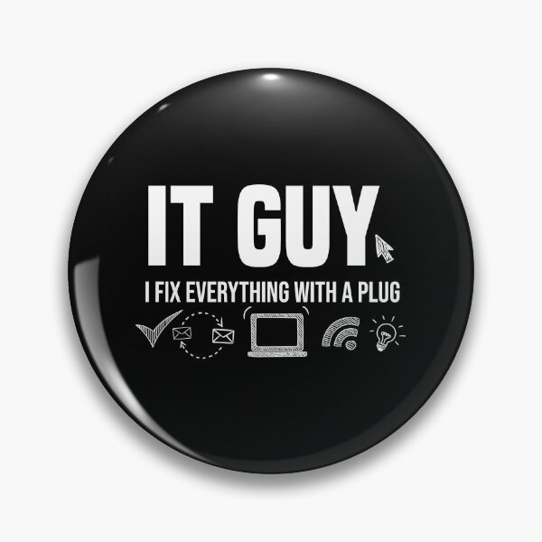 Item preview, Sassy funny sarcastic offended Rude saying it guy i fix everything with a plug designed and sold by joygift369.
