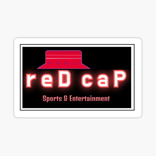 "Red cap logo" Sticker for Sale by McsPFashion Redbubble