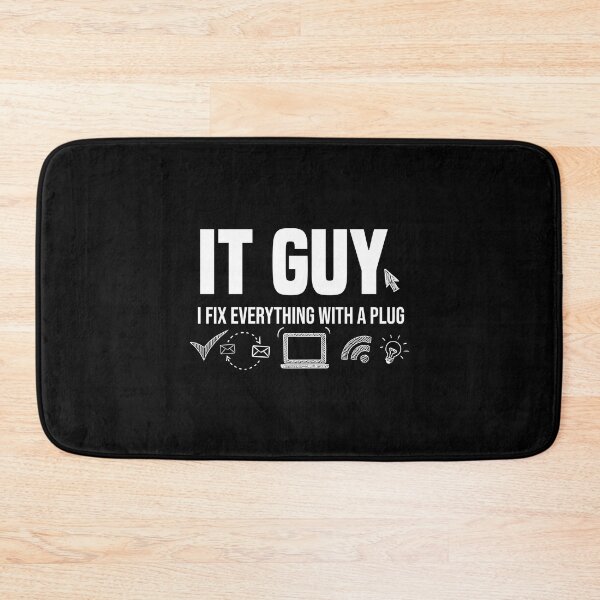 Item preview, Sassy funny sarcastic offended Rude saying it guy i fix everything with a plug designed and sold by joygift369.