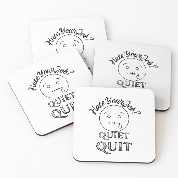 Item preview, Hate Your Job Quiet Quit Quitting T-shirt designed and sold by Nerdygirlteez.