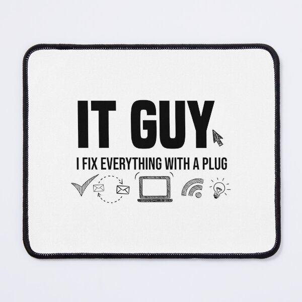 Item preview, Sassy funny sarcastic offended Rude saying it guy i fix everything with a plug designed and sold by joygift369.