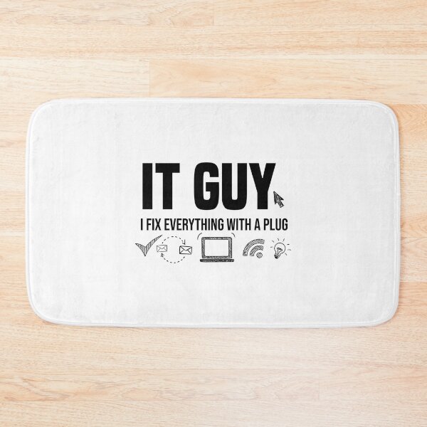 Item preview, Sassy funny sarcastic offended Rude saying it guy i fix everything with a plug designed and sold by joygift369.