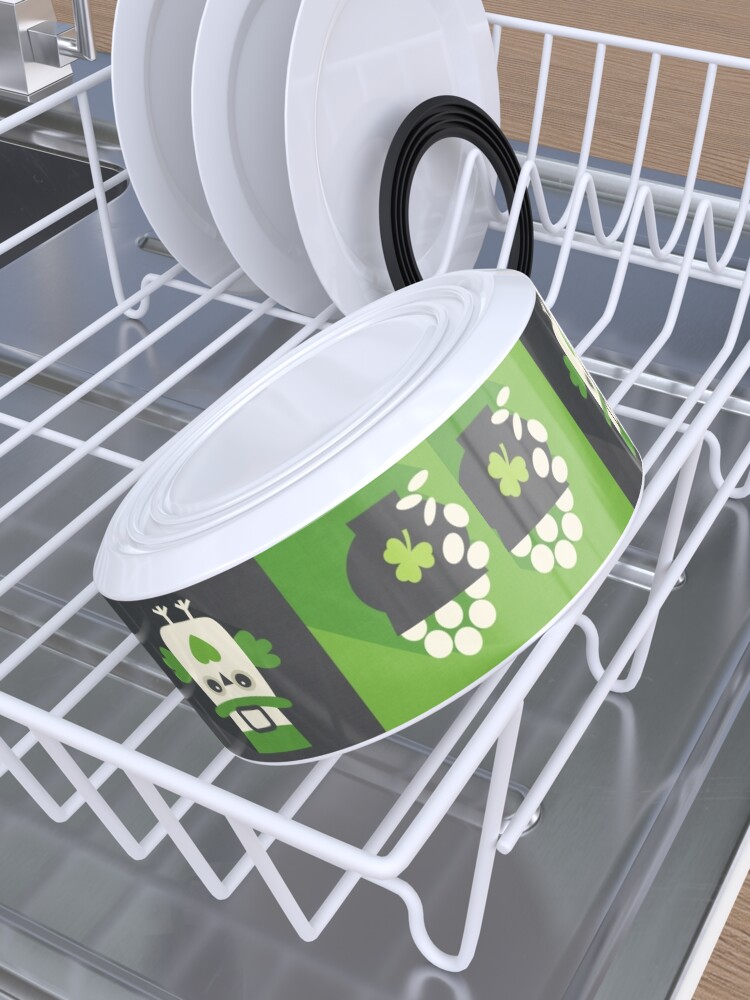 Alternate view of Irish Eyes Are Smiling Pet Bowl