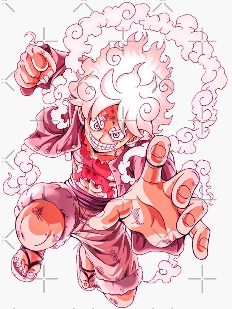 Luffy gear 5' Sticker