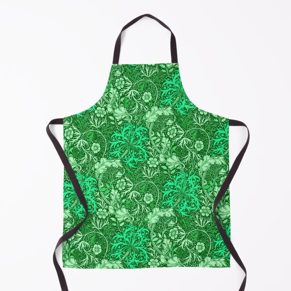 Item preview, Art Nouveau Seaweed Floral, Emerald Green designed and sold by Marymarice.