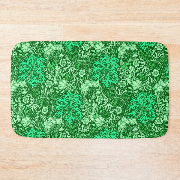 Item preview, Art Nouveau Seaweed Floral, Emerald Green  designed and sold by Marymarice.