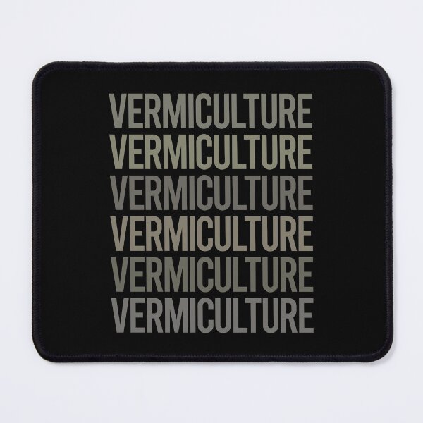 Item preview, Gray Text Art Vermiculture Worm Farming Farmer Vermicompost Vermicomposting designed and sold by TarynBrown3126.