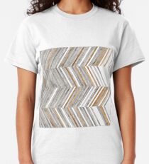 KUPFER UND GRAUES HOLZ Classic T-Shirt