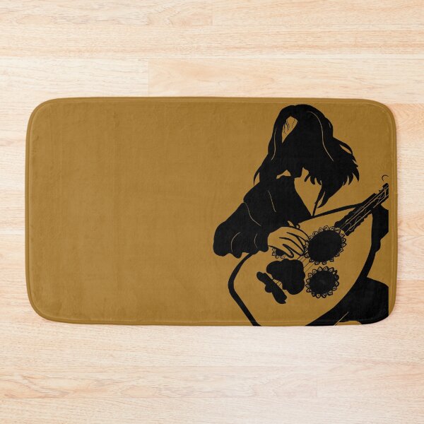 Item preview, girl playing music. Oud. Arbic music, black and white designed and sold by venuszh.