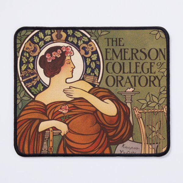 Item preview, The Emerson College of Oratory 1904 Vintage American Art Nouveau Poster designed and sold by retroposters.
