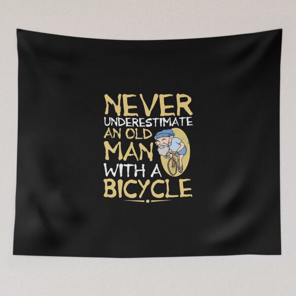 Item preview, Never Underestimate An Old Man With A Bicycle Classic T-Shirt designed and sold by avickieww80.