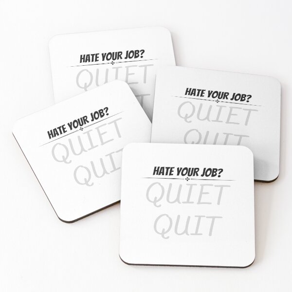 Item preview, Hate Your Job Quiet Quit Quitting T-shirt designed and sold by Nerdygirlteez.