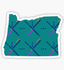 PDX Airport Carpet Portland OR Sticker