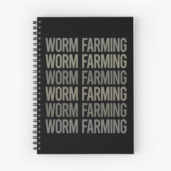 Item preview, Gray Text Art Worm Farming Farmer Vermiculture Vermicompost Vermicomposting designed and sold by TarynBrown3126.