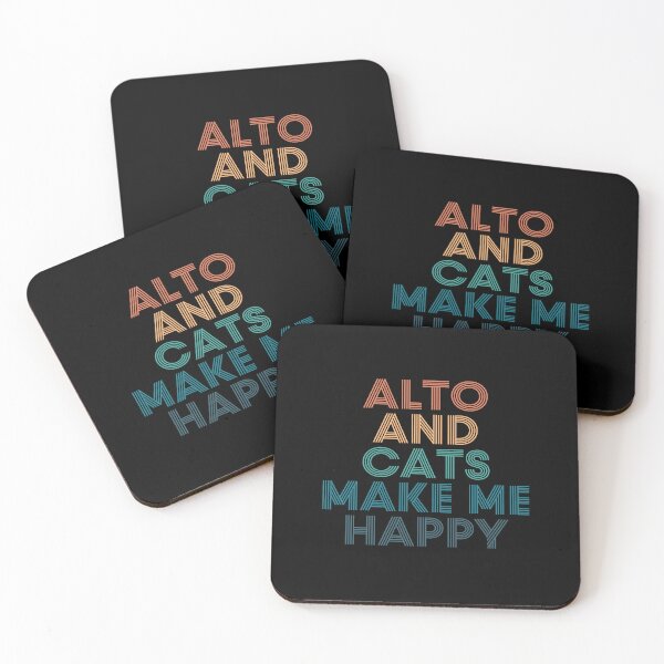 Item preview, Alto And Cats Make Me Happy- Gift for Alto & Cats Fans designed and sold by kindxinn.