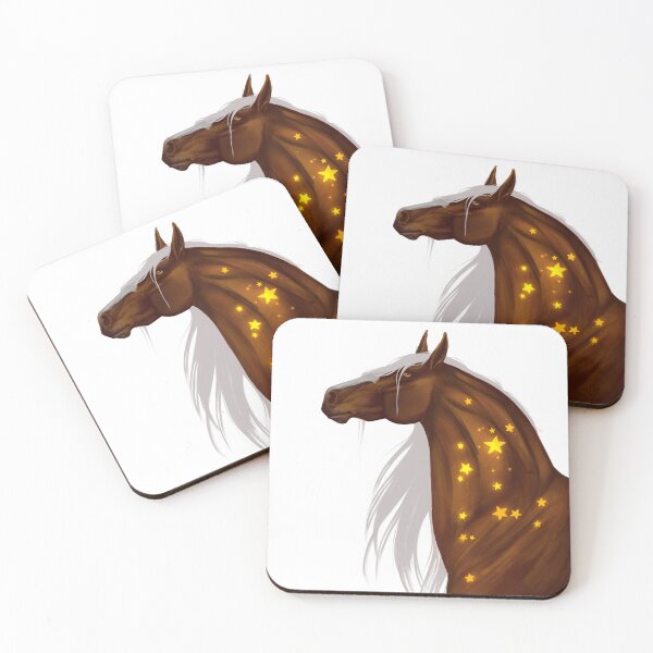 Item preview, Chestnut Horse with Stars designed and sold by drawingsbyaleks.