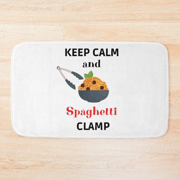 Item preview, Keep calm and spaghetti clamp designed and sold by Rubi16.