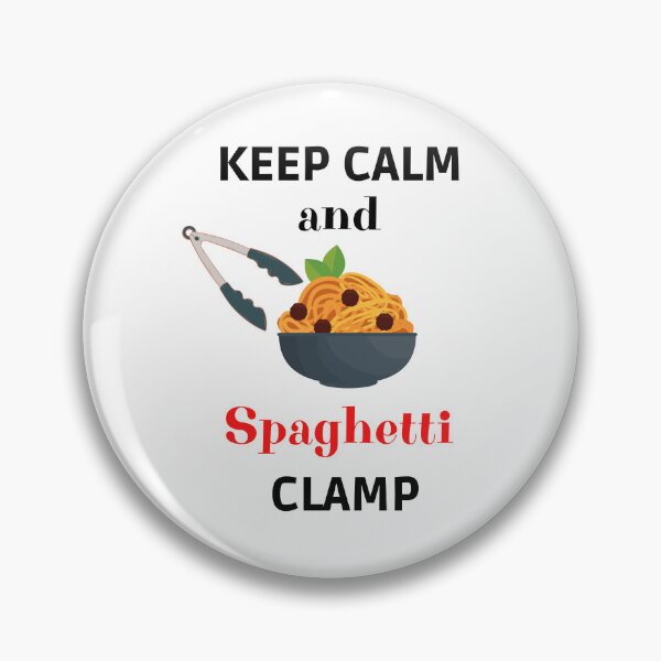 Item preview, Keep calm and spaghetti clamp designed and sold by Rubi16.