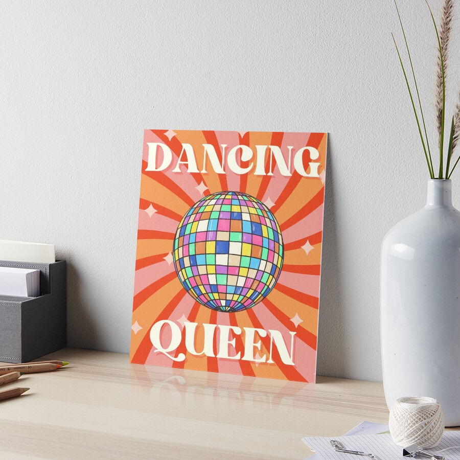 Dancing Queen, Vintage 1970s Retro Disco, Redbubble