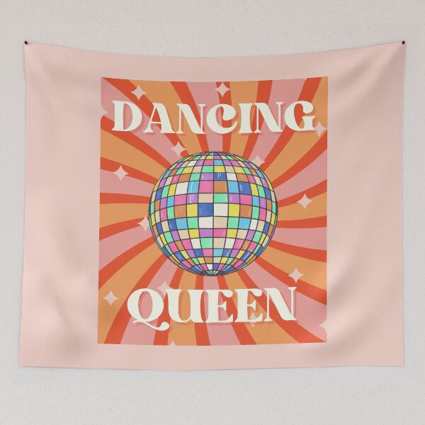 Item preview, Dancing Queen Retro Disco Ball For Retro Disco lovers And 70s Groovy As A Retro Disco designed and sold by Funwithmusic.