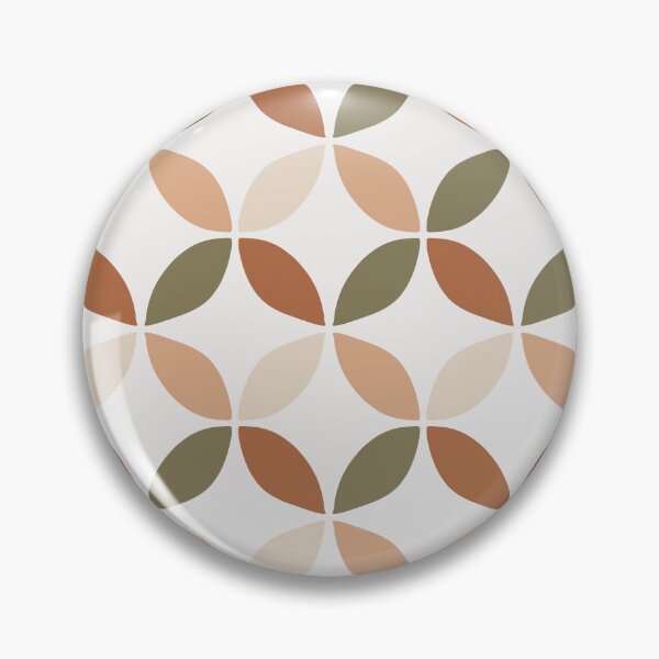 Item preview, Vintage Geometric in Earth Tones designed and sold by Quick Brown Fox Canada.