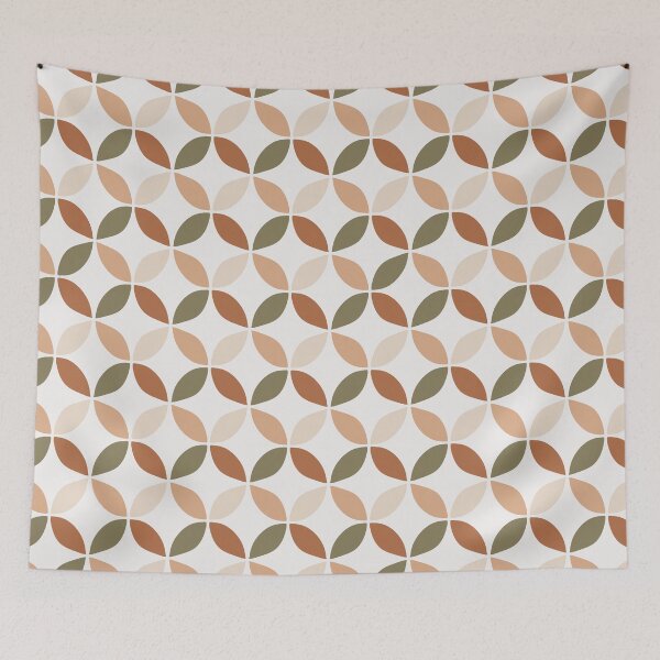 Item preview, Vintage Geometric in Earth Tones designed and sold by Quick Brown Fox Canada.