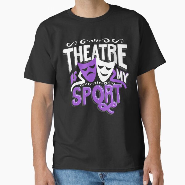 Vista previa del artículo con la obra «El teatro es mi deporte divertido», diseñado y vendido por KsuAnn.