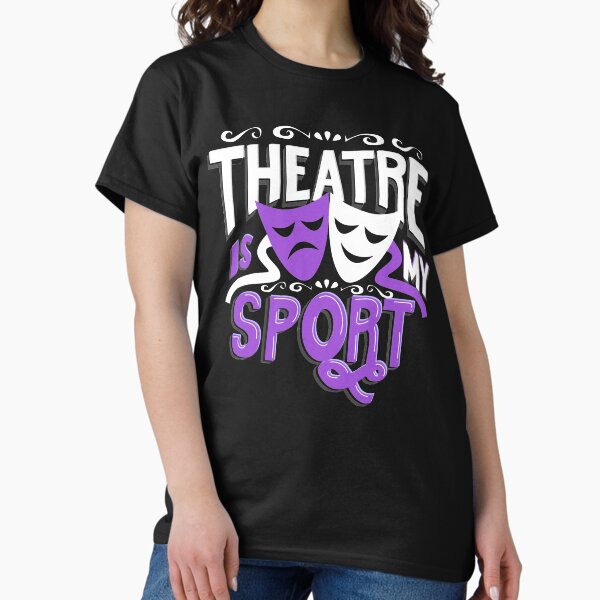 Vista previa del artículo con la obra «El teatro es mi deporte divertido», diseñado y vendido por KsuAnn.