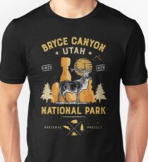 Bryce Canyon National Park Vintage Utah Deer Elk T shirt Unisex T-Shirt