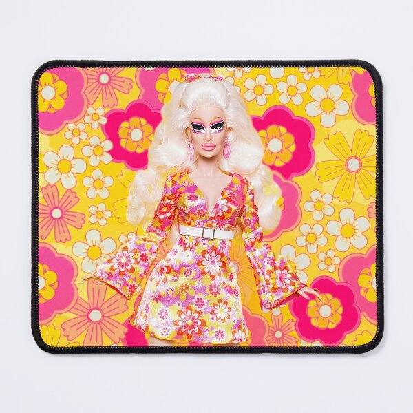 Item preview, Tricksie Mattel Doll Drag Race Flower Pattern Shirt designed and sold by aus couture.
