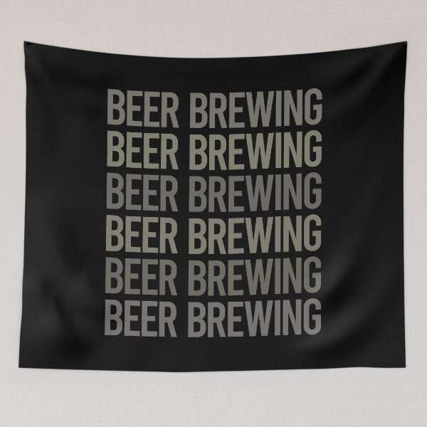 Item preview, Gray Text Art Beer Brewing designed and sold by TarynBrown3126.
