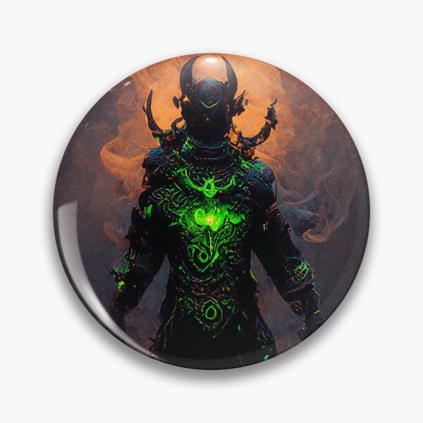 Item preview, Glowing chaos warrior with whip in his hand designed and sold by ThunderSlayer.