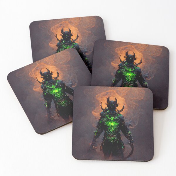 Item preview, Glowing chaos warrior with whip in his hand designed and sold by ThunderSlayer.