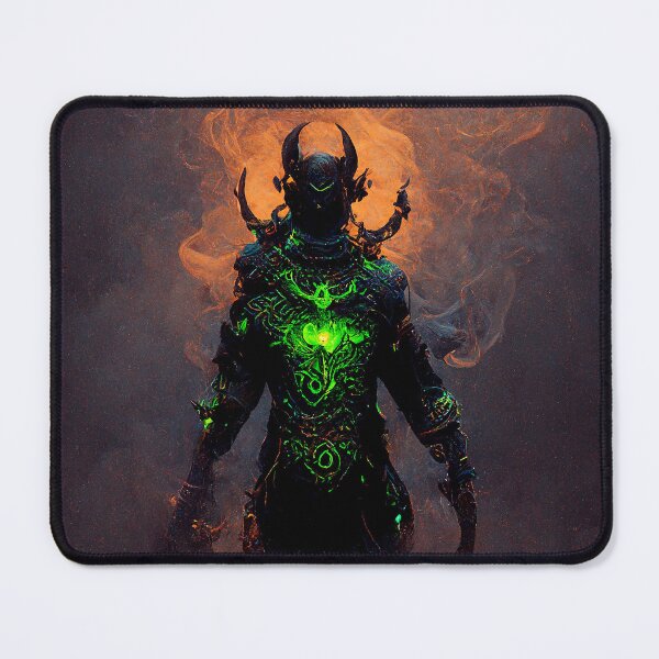 Item preview, Glowing chaos warrior with whip in his hand designed and sold by ThunderSlayer.
