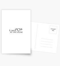 I Open at the Close Postcards