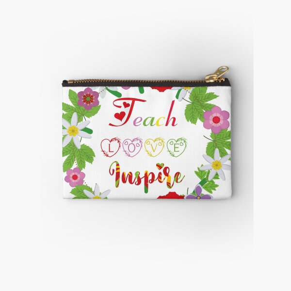 Item preview, teach love inspire: flowers circle designed and sold by Yassineznaguy.