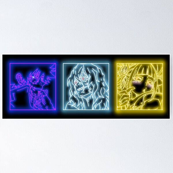 Item preview, Neon League of Villains Trio designed and sold by Shadarinth.