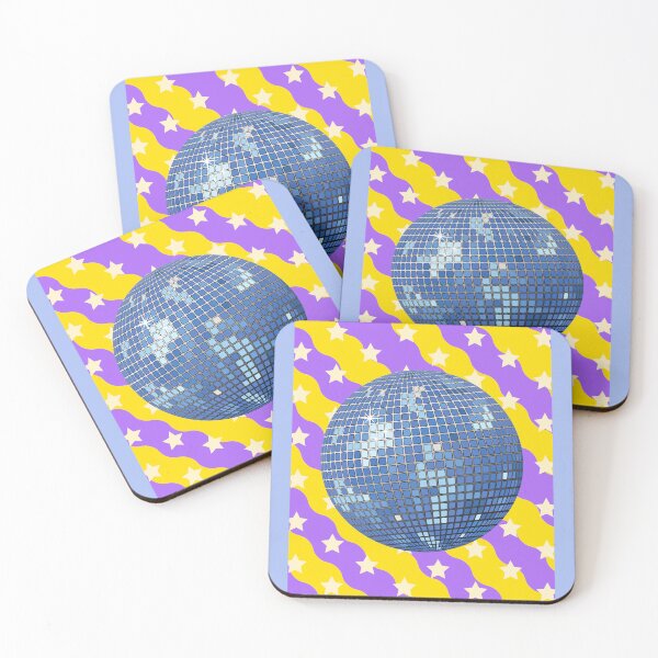 Item preview, Retro Blue Disco Ball For Retro Disco lovers And 70s Groovy As A Retro Disco designed and sold by Funwithmusic.