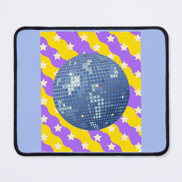 Item preview, Retro Blue Disco Ball For Retro Disco lovers And 70s Groovy As A Retro Disco designed and sold by Funwithmusic.