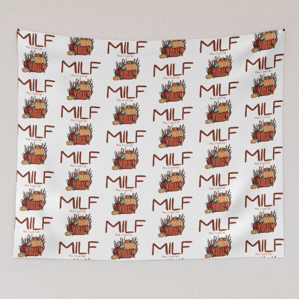 Item preview, MILF Man I Love Fall T-Shirt designed and sold by Nerdygirlteez.