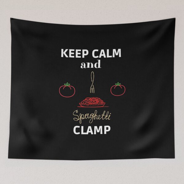 Item preview, Keep calm and spaghetti clamp designed and sold by Rubi16.
