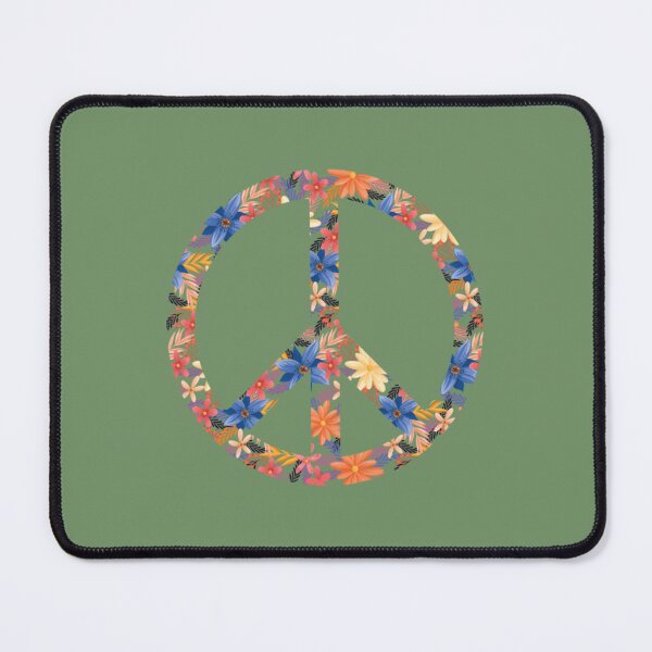Item preview, Peace Love Hippie Movement Flower Wreath Anti War designed and sold by HannahNelson1.