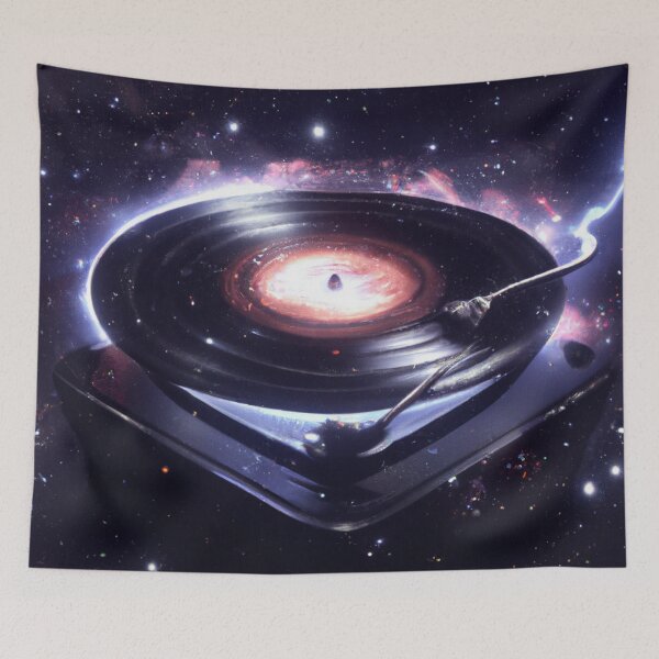 Item preview, Record Player In Space designed and sold by Zestpond.