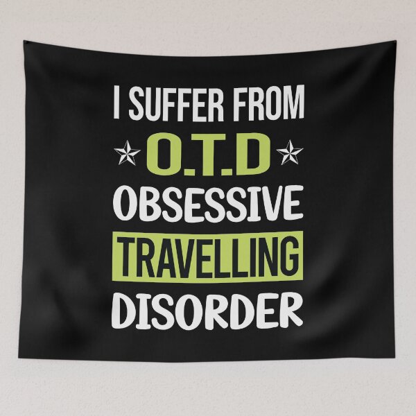 Item preview, Obsessive Love Travelling Travel Traveling Vacation Holiday designed and sold by GobblesBeverley.