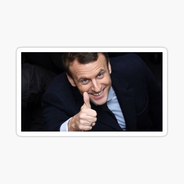 Sticker de MamelleBent sur emmanuel macron president cupidon arc fleche  amour