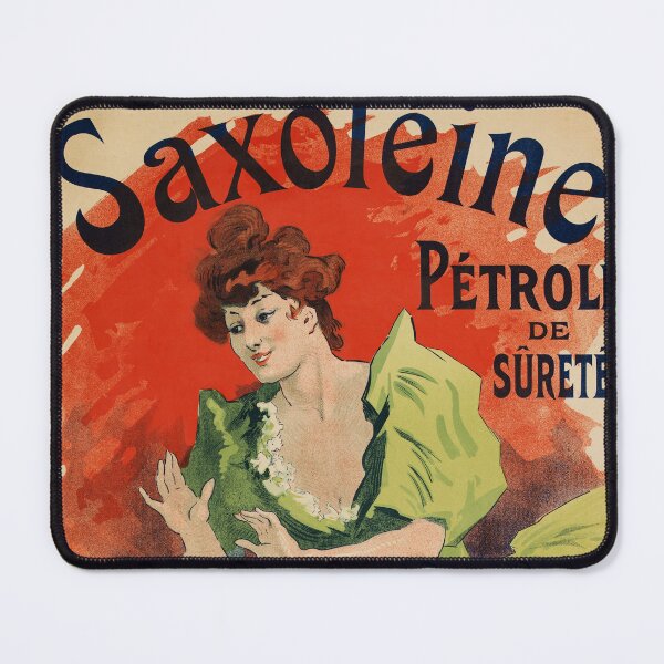 Item preview, SAXOLEINE Petrole De Surete 1900 French Art Nouveau Poster by Jules Cheret designed and sold by retroposters.