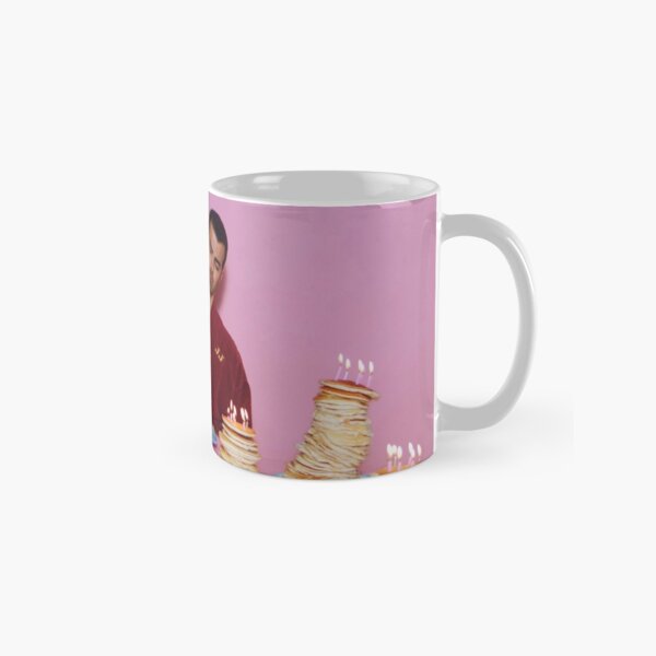 Joe Jonas pouring syrup over some pancakes Classic Mug