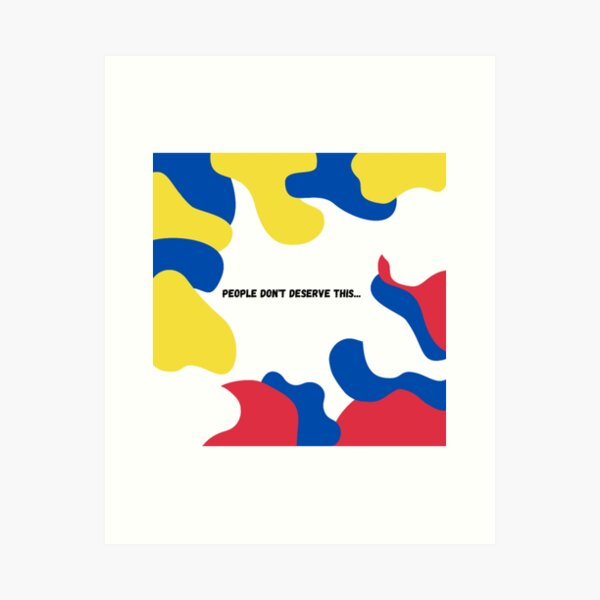 Item preview, People don't deserve the war, no to war in Ukraine designed and sold by HannahNelson1.